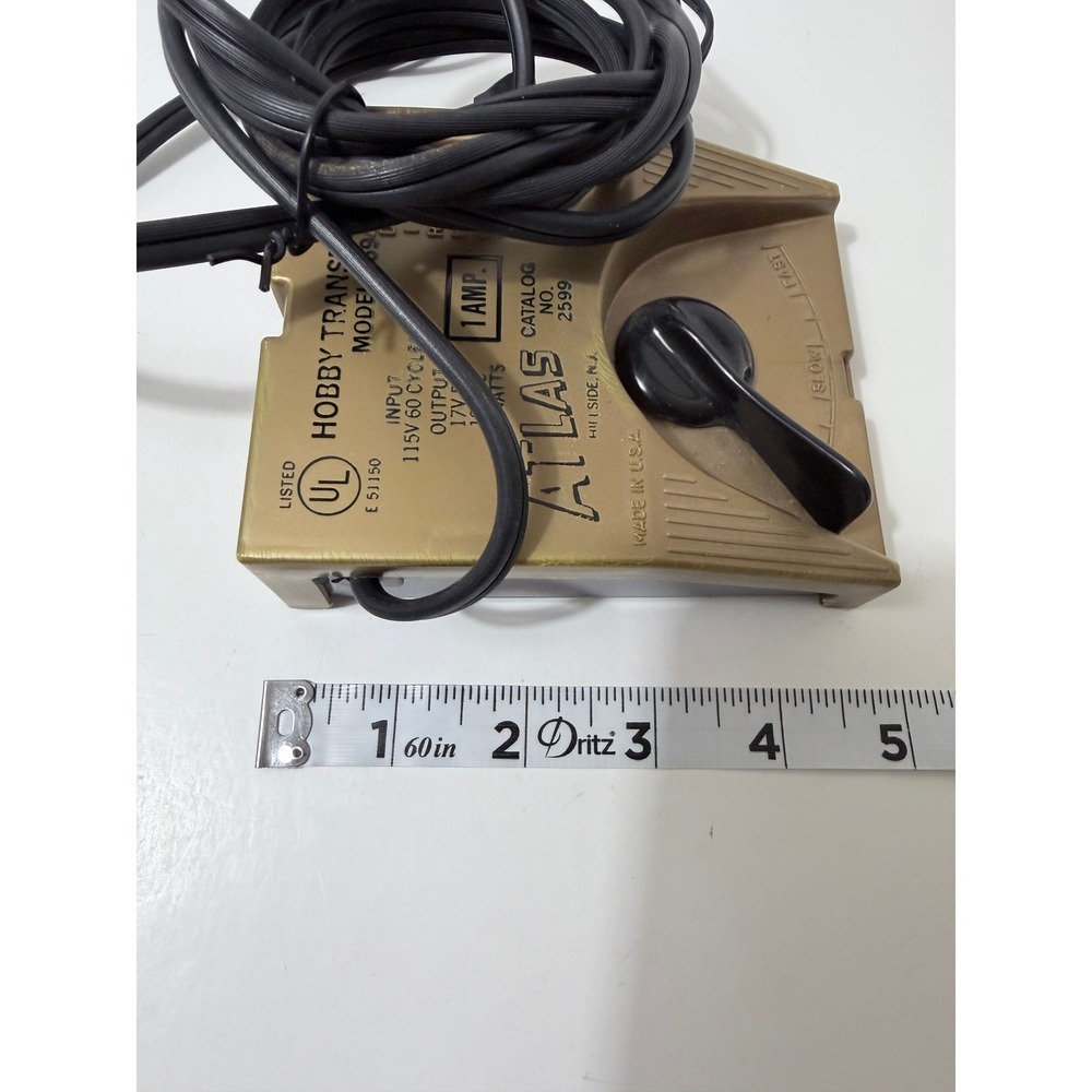 Atlas Model 269 Hobby Transformer 1 Amp 10 Watts Train Power Pack Gold 2599 - Picture 4 of 7